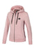 Women's zip-up hoodie French Terry La Deta - Pink