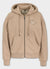 Women's zip-up hoodie Washed MANZANITA HEART - Sand