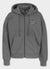 Women's zip-up hoodie Washed MANZANITA HEART - Gray