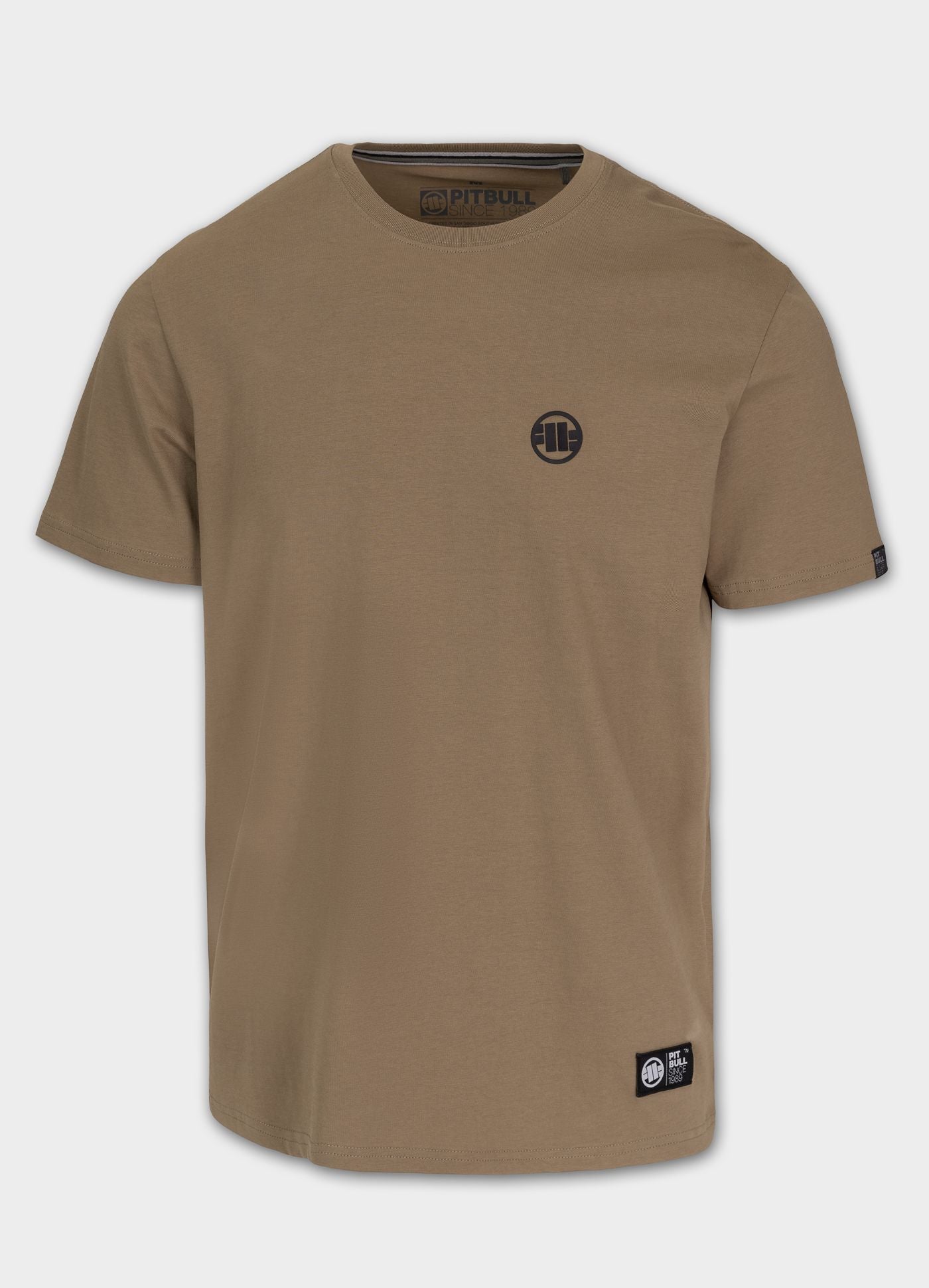 Men's T-Shirt SMALL LOGO - Dark sand