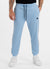 Men's Sweatpants Oldschool Tape Logo - Light blue